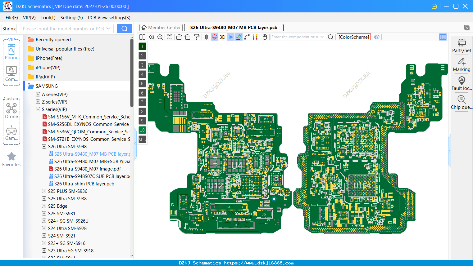 S26 Ultra-S9480_M07 MB PCB Layer